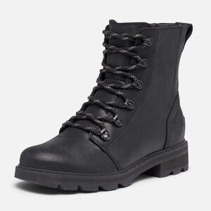 Sorel Lennox Lace Waterproof Women's Combat Boots Black Size 9
